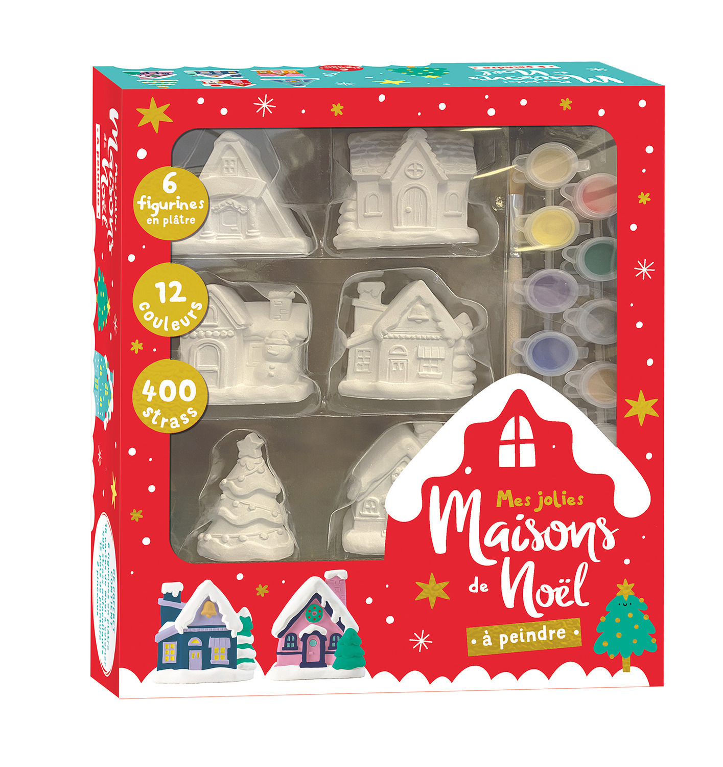 MES JOLIES MAISONS DE NOËL A PEINDRE