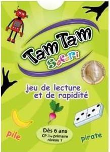 TAM TAM SAFARI - JEU DE LECTURE ET DE RAPIDITÉ